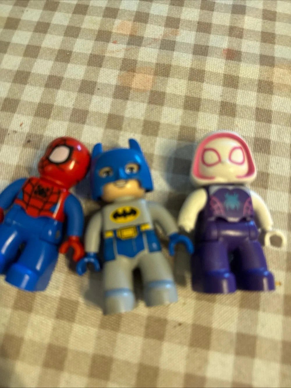 LEGO Compatible Mini Figure Lot - Spider-Man, Batman, Spider-Gwen